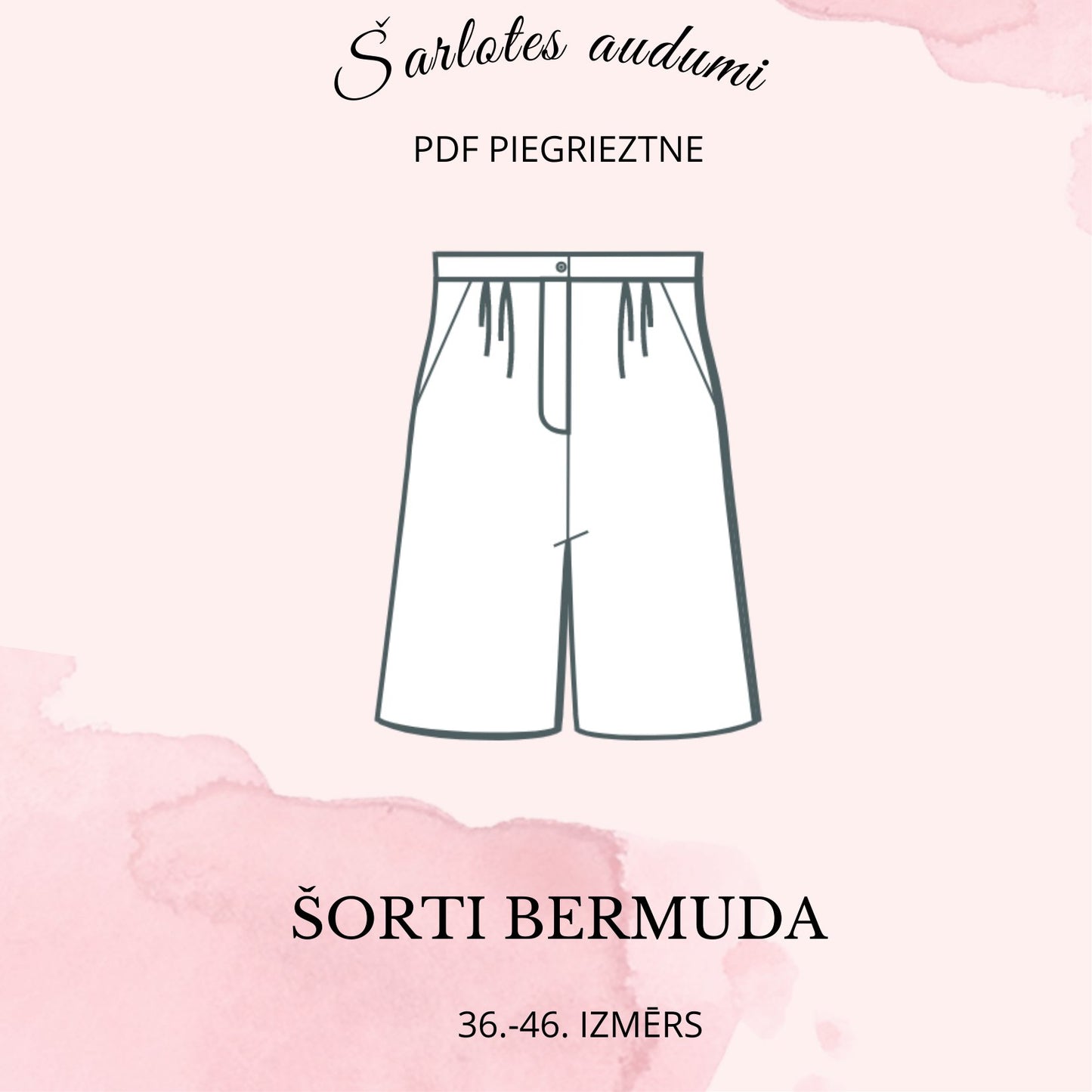 Digital sewing pattern-Bermuda shorts