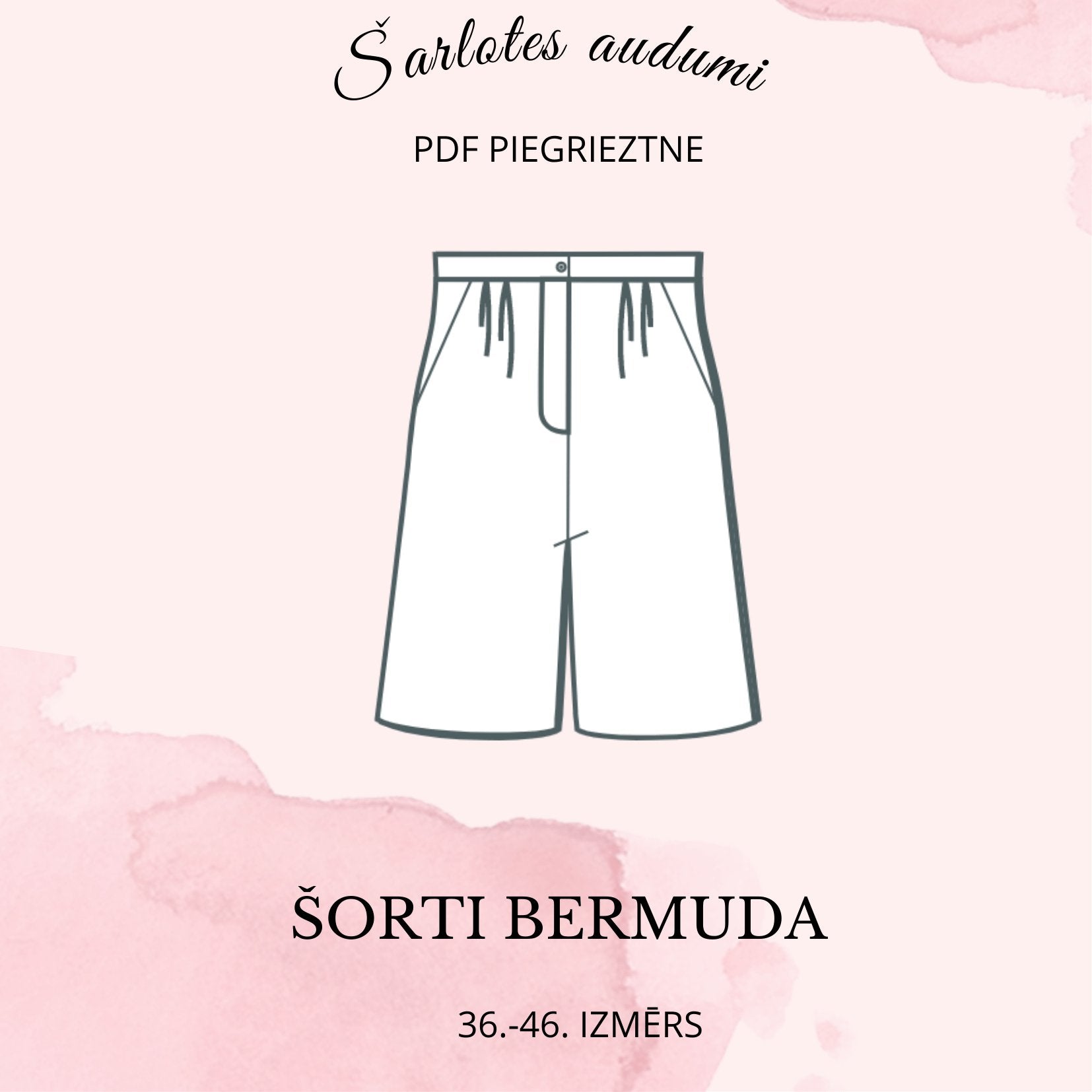Digital sewing pattern-Bermuda shorts