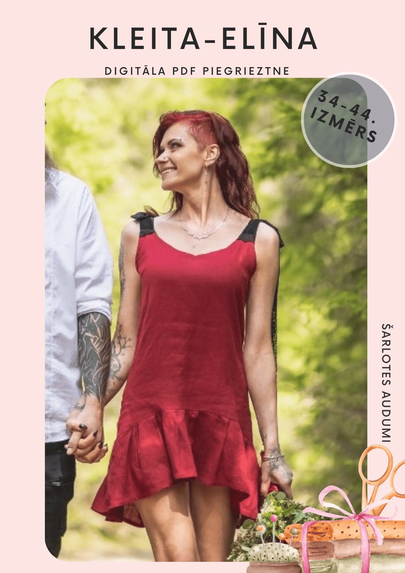 Digital pattern dress Elina