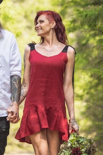Digitized dress pattern Elīna