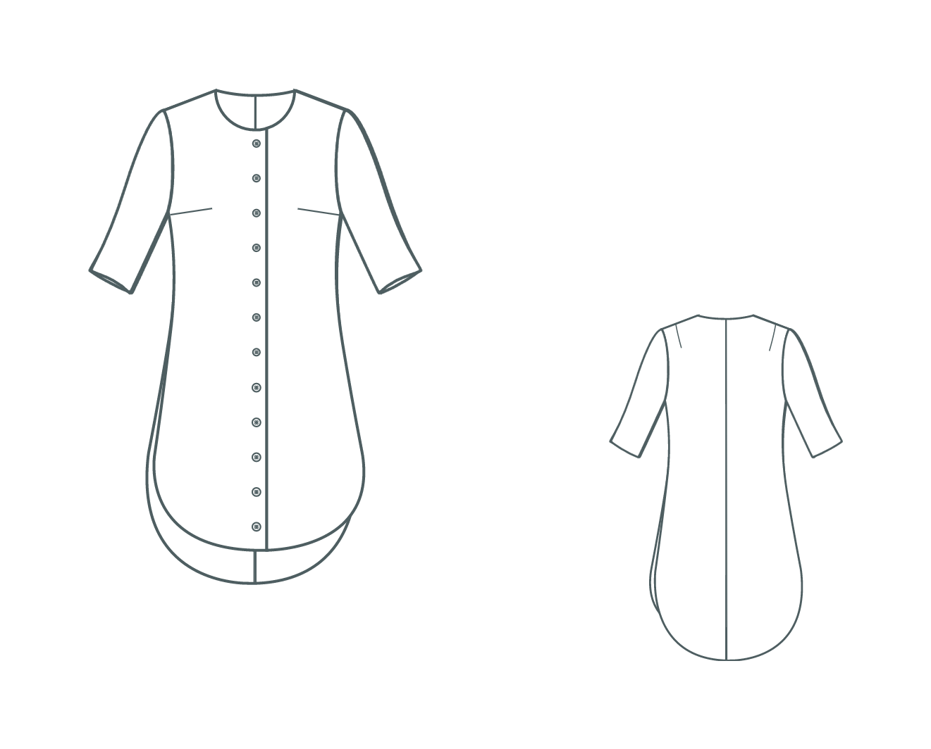 Digital dress pattern MIA (Plus size)