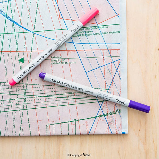 Schneider- und Nähmarkierstift mit verschwindender Tinte – rosa (24 H)