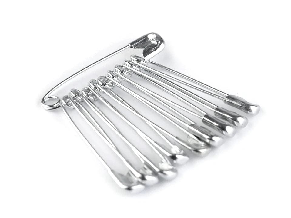 alt
Safety pins, paper clips 28 mm silver (pack of 10 pcs)