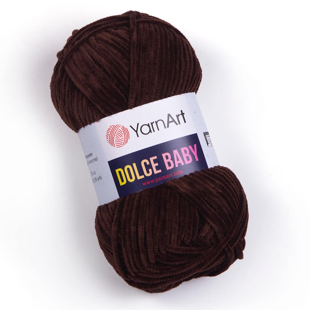 Yarn Art Dolce Baby-Zefira Garn – braun 85 m 50 g #775