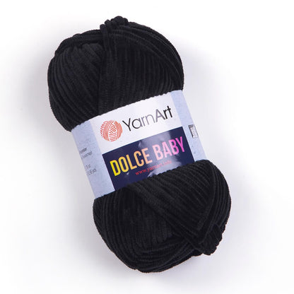 Yarn Art Dolce Baby-Marshmallow yarn-black 85m 50g #742
