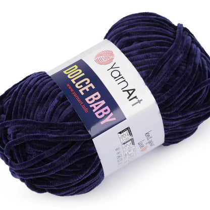Yarn Art Dolce Baby-Zefir yarn - dark blue 85m 50g #756