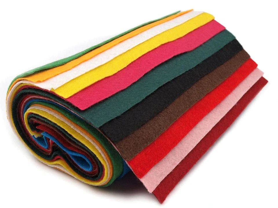 Filzblatt, 1 mm, 20x30cm-weiß