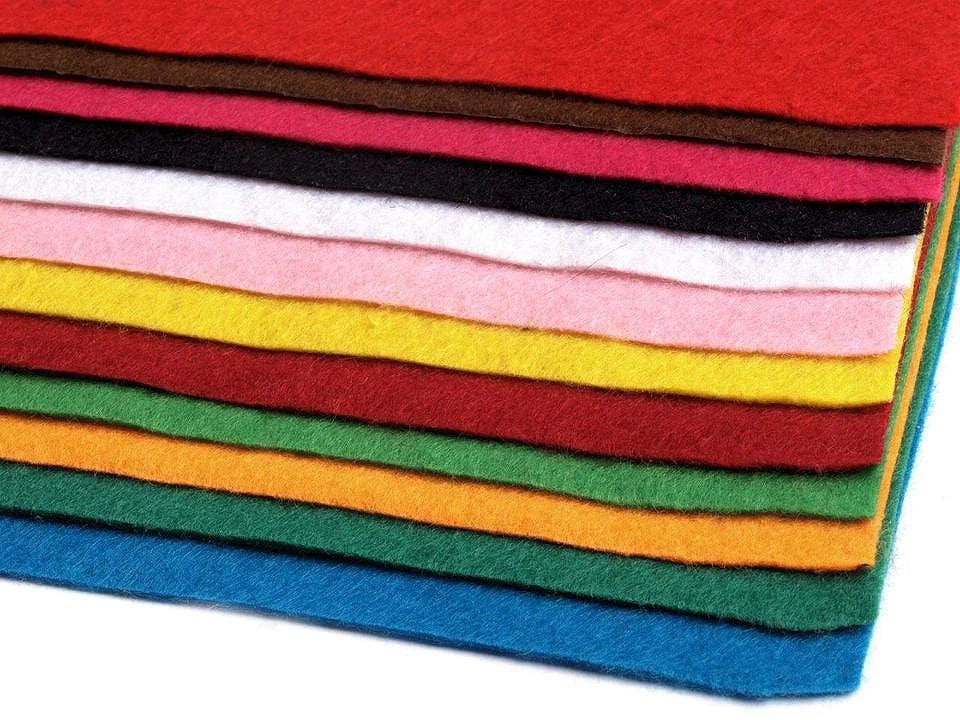 Filzblatt, 1 mm, 20x30 cm-gelb