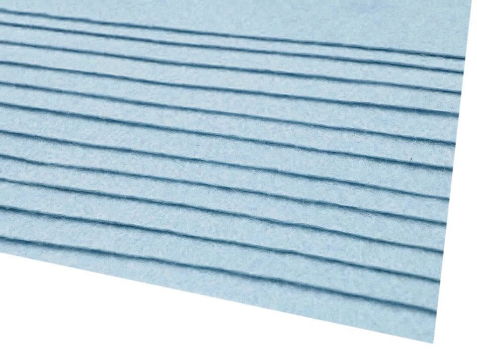 Filzplatte, 1 mm, 20x30cm-hellblau