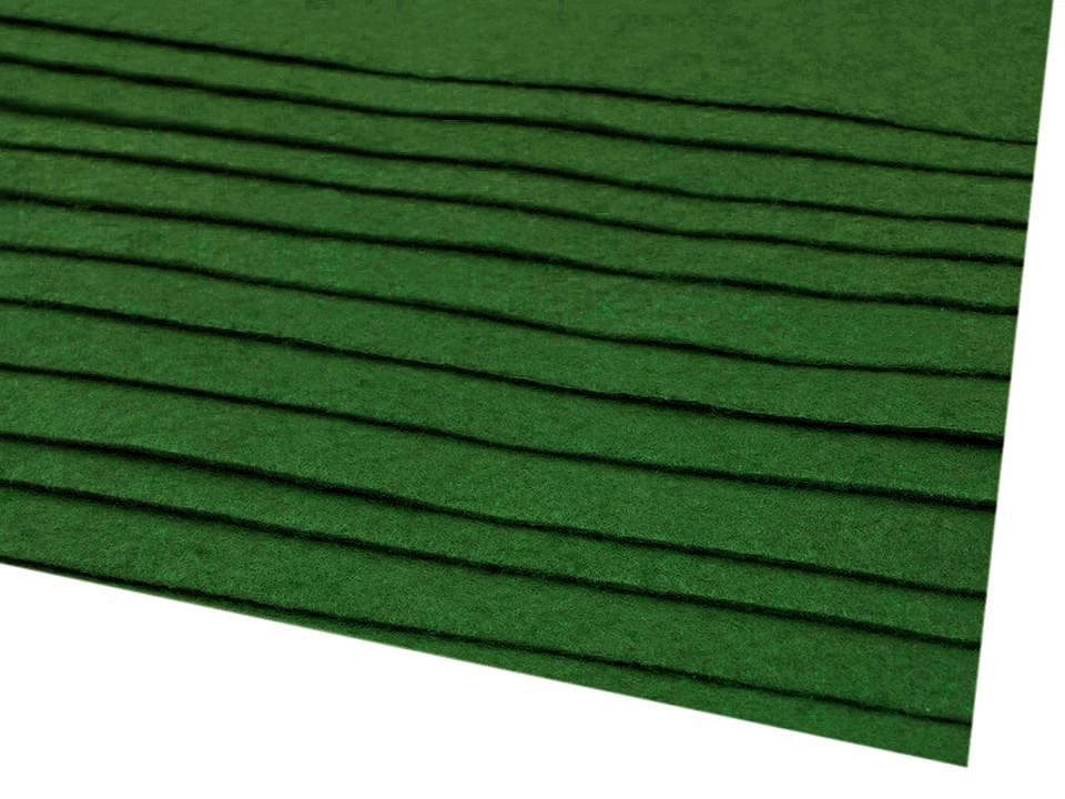Filzplatte, 1 mm, 20x30cm-dunkelgrün