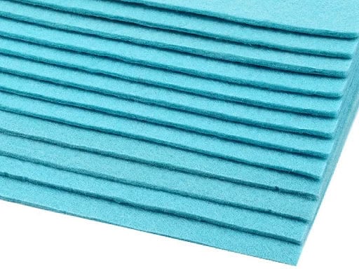 Feltplatte, 3 mm, 20x30cm, himmelblau