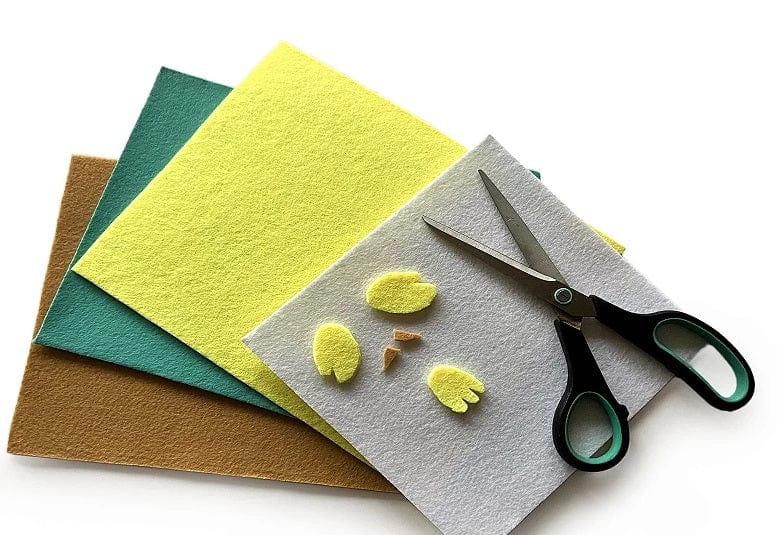 Filzblatt, 3 mm, 20x30cm-hellbraun
