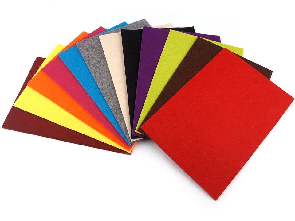 felt sheet, 3 mm, 20x30cm - airy powder