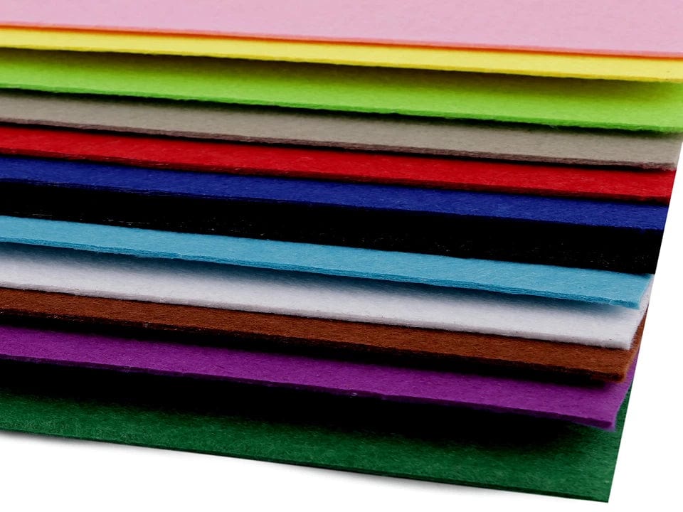 Felt sheet, 3 mm, 20x30cm - airy powder
