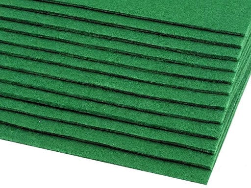 Filzplatte, 3 mm, 20x30cm, Waldgrün