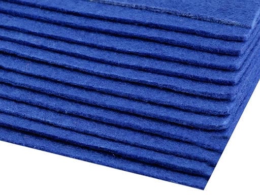 Filzplatte, 3 mm, 20x30cm – Kornblumenblau