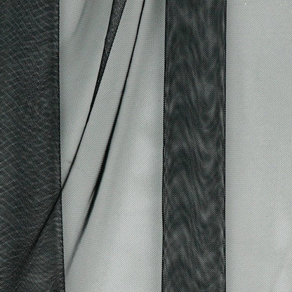 Besonders weicher schwarzer Tüll 25 g/m²