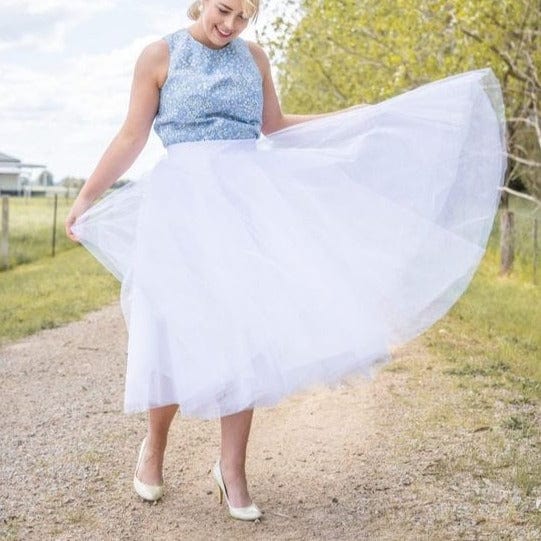 Extra soft tulle - snow white 25 g/m²