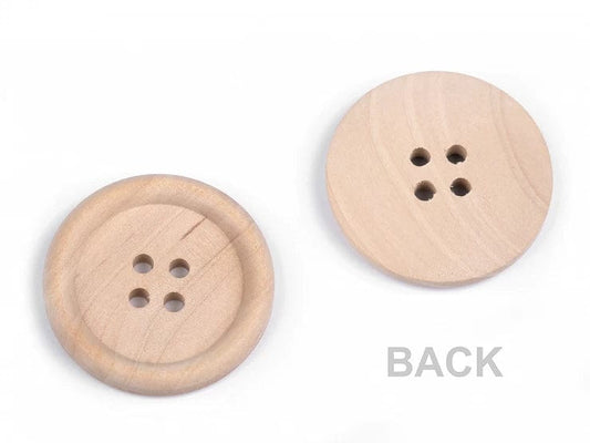 Holzknöpfe 30 mm