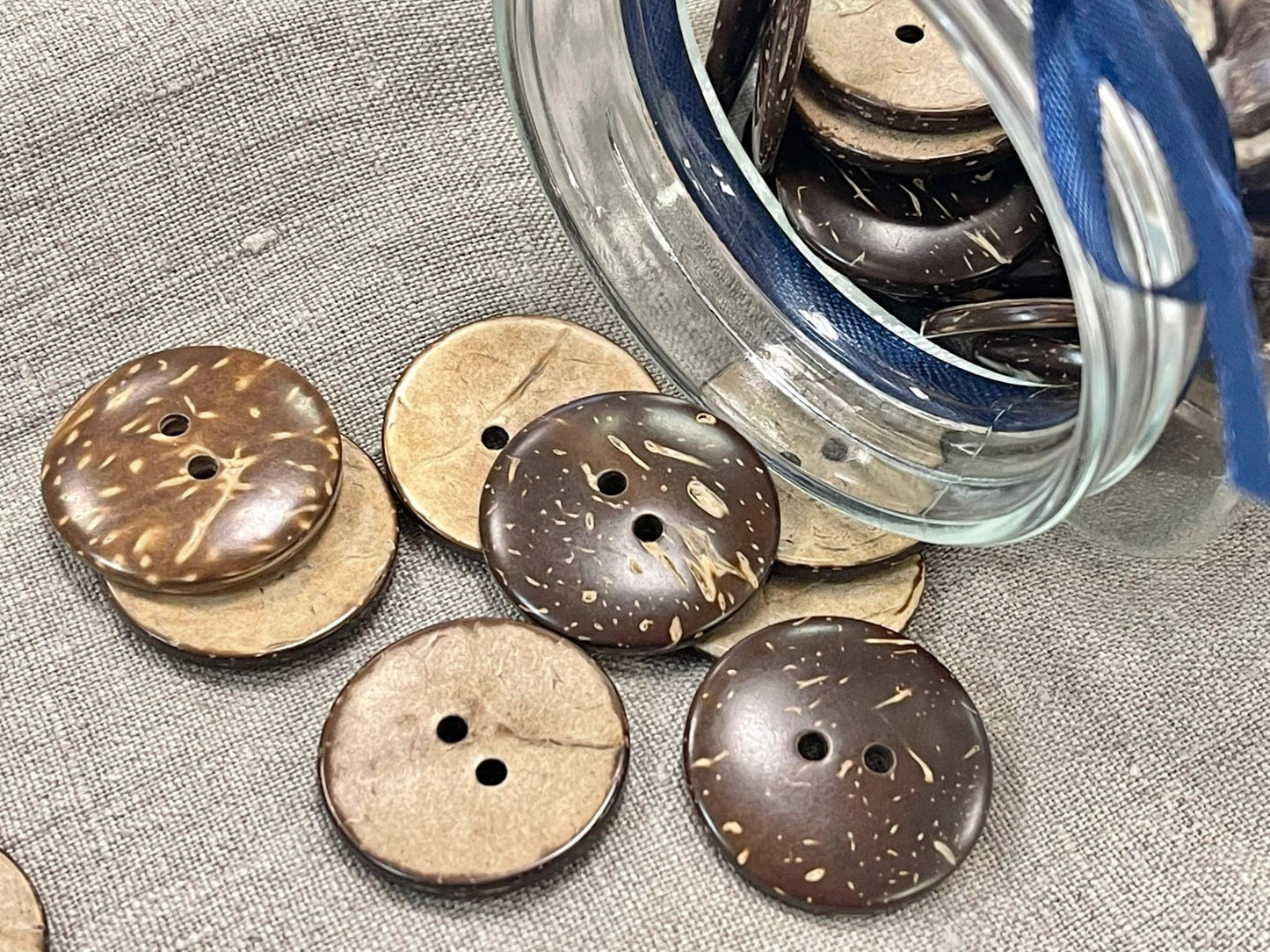 Kokosknöpfe 30 mm