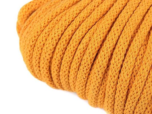 Baumwollschnur 5 mm (10-m-Packung) – Honiggelb