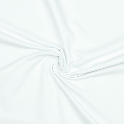 Cotton loopback knit - white 235 g/m² (GOTS certified)