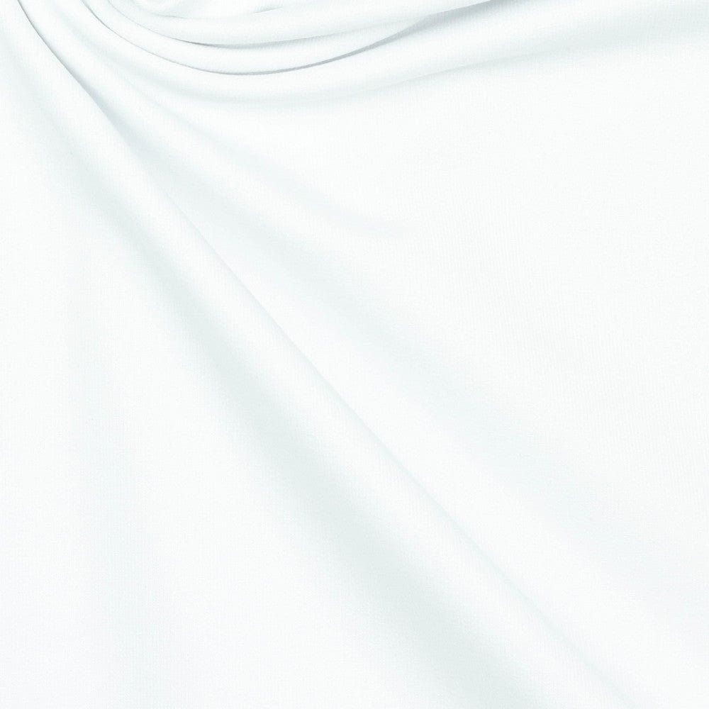 Cotton loopback knit - white 235 g/m² (GOTS certified)