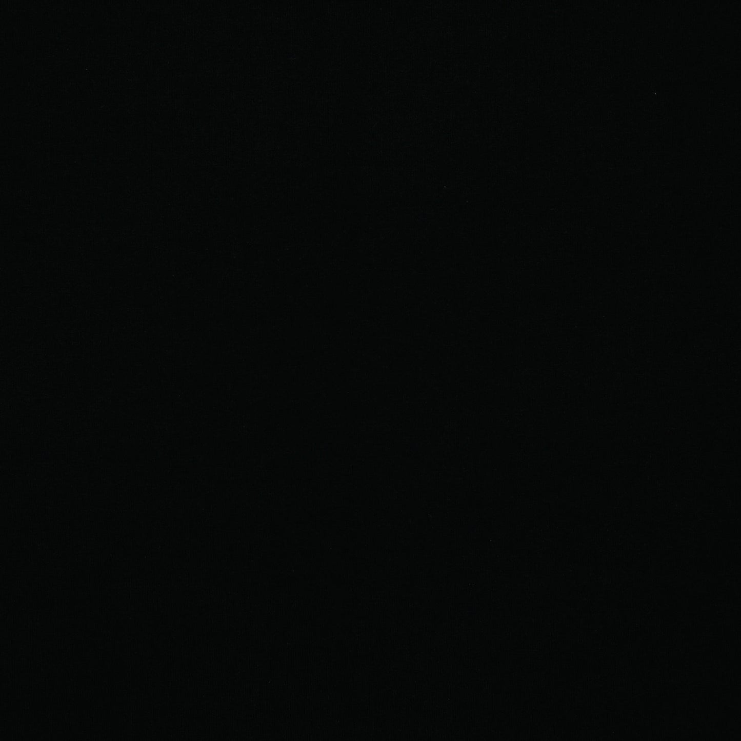 Schwarzer Baumwoll-Loopstrick 235 g/m² (GOTS-zertifiziert)