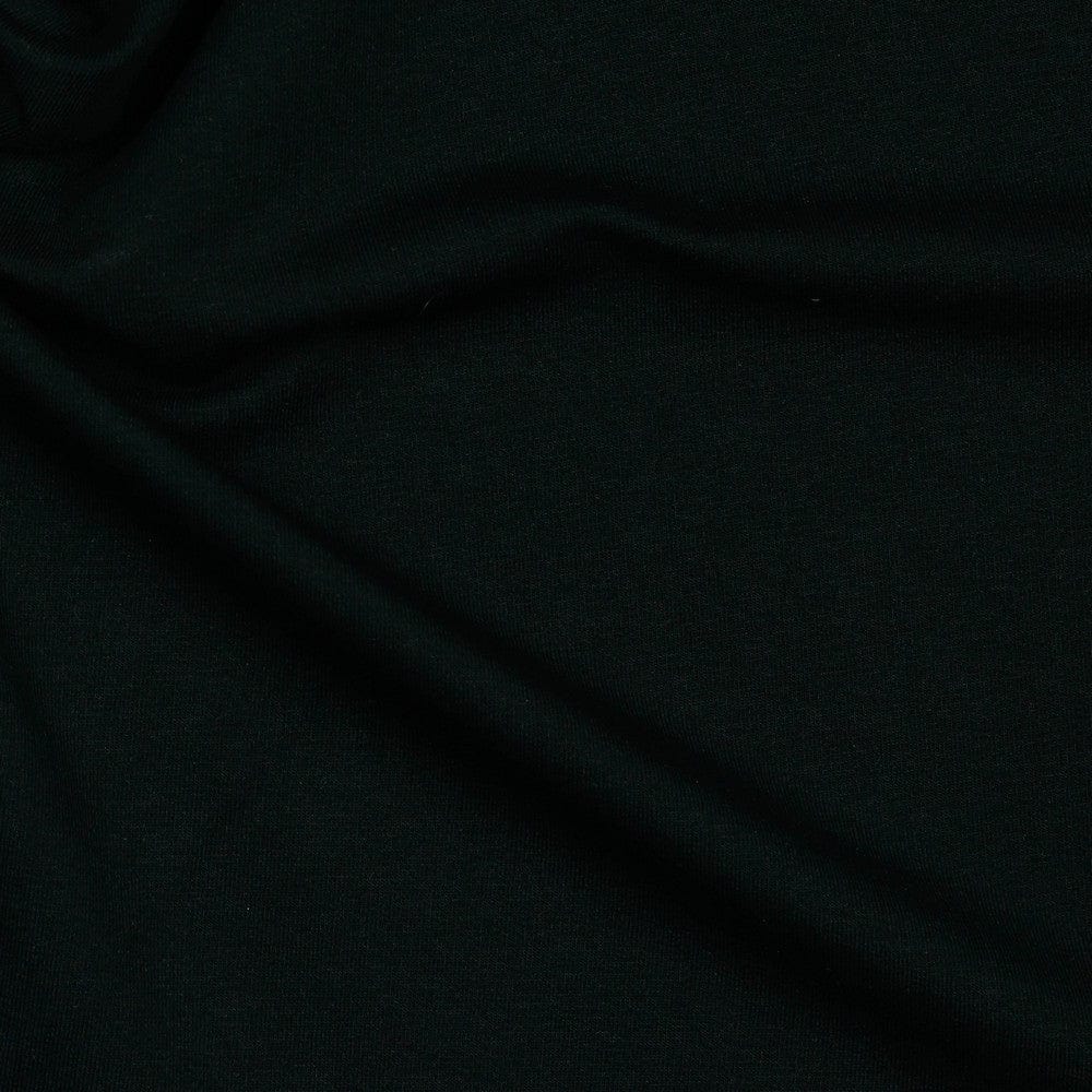 Baumwoll-Loopback-Strickstoff, schwarz, 235 g/m² (GOTS-zertifiziert)