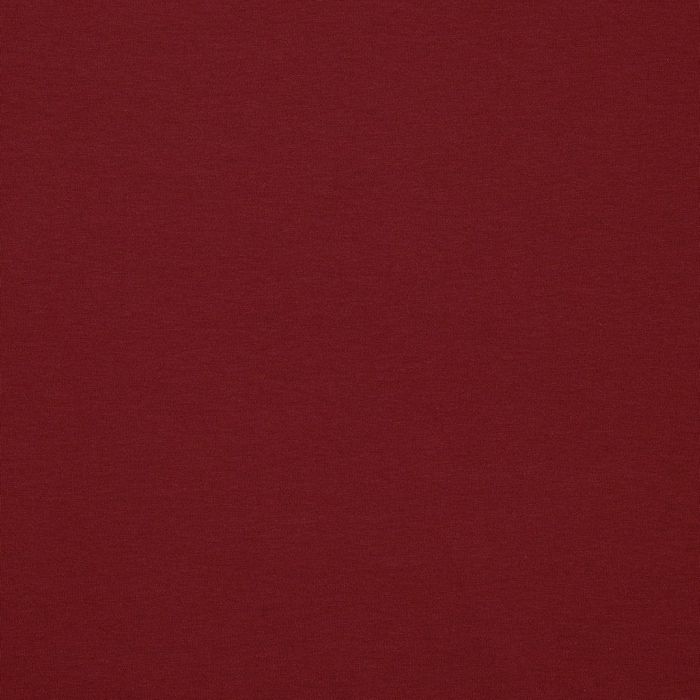 Baumwoll-Loopstrick, dunkelrot, 235 g/m² (GOTS-zertifiziert)
