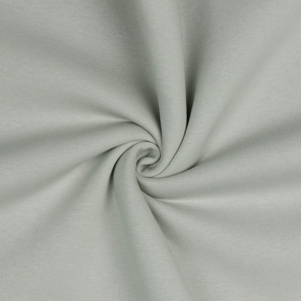 Cotton brushed knit - light gray 285 g/m²