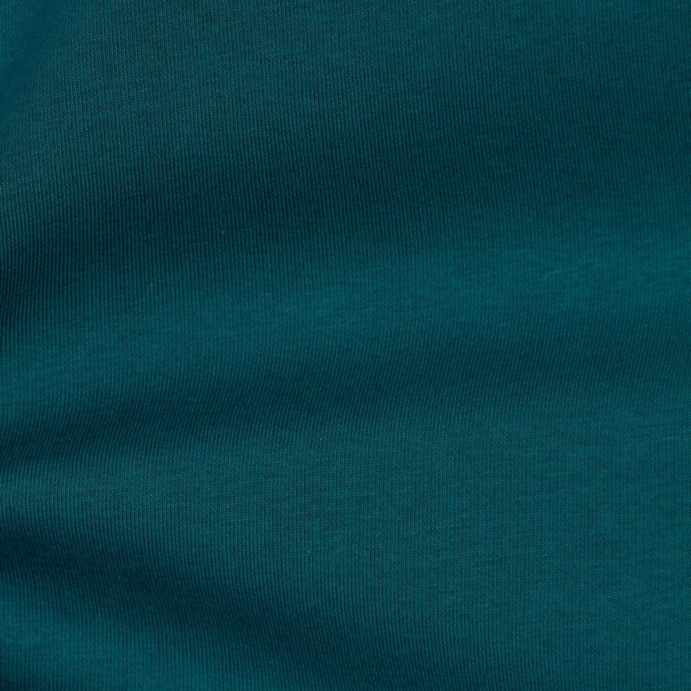 Cotton insulated knit - petrol 285 g/m²
