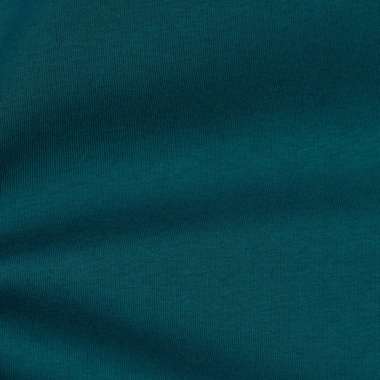 Cotton insulated knit - petrol 285 g/m²