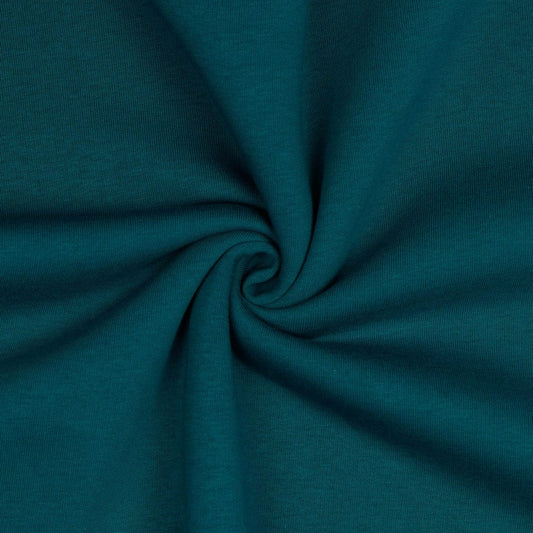 Cotton insulated knit - petrol 285 g/m²