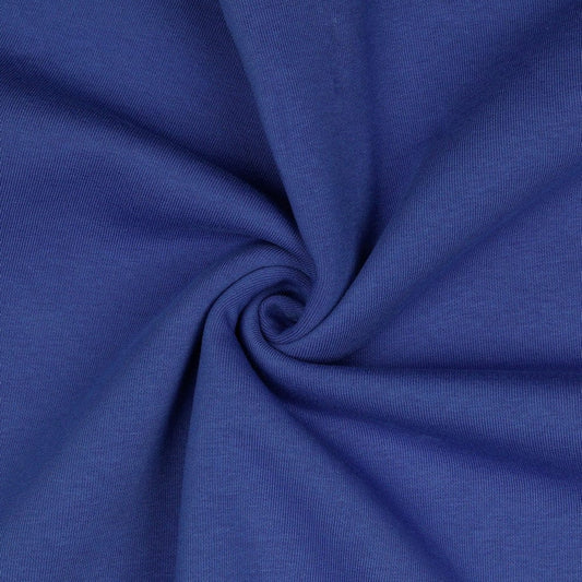 Cotton insulated knitwear, cornflower blue 285 g/m²