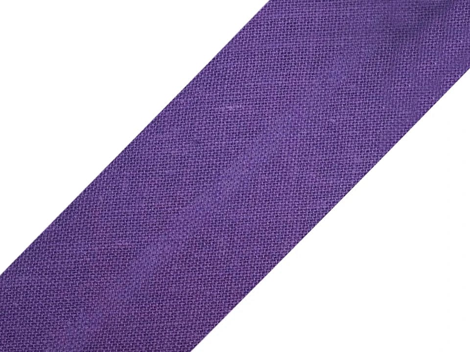 Baumwoll-Schrägband 30 mm-dunkellila