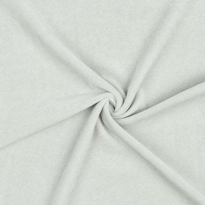 Light gray cotton velour 250 g/m²