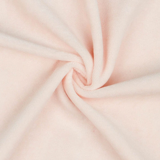 Baumwoll-Velours, zartrosa 250 g/m²