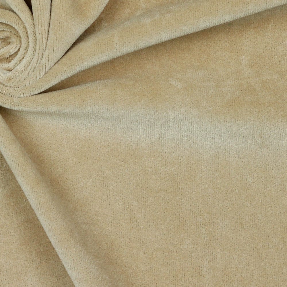 Cotton velour - sand 240 g/m²