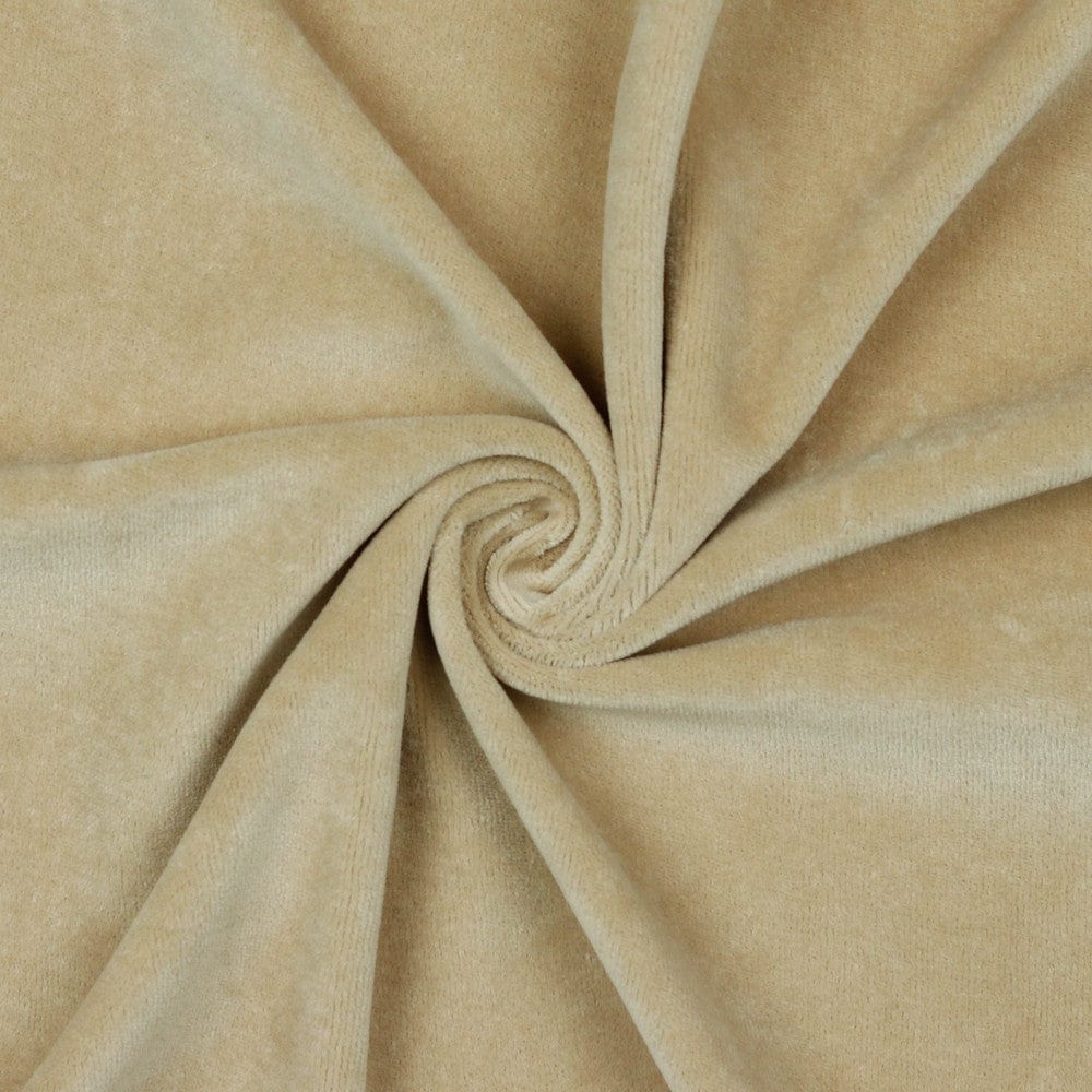 Cotton velour-sand 240 g/m²