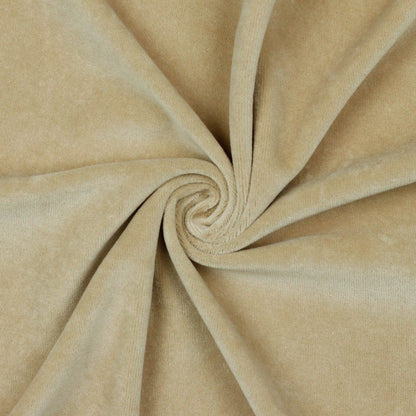 Cotton velour-sand 240 g/m²
