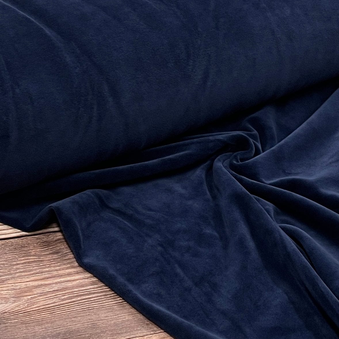 Cotton velour-dark blue 250 g/m²