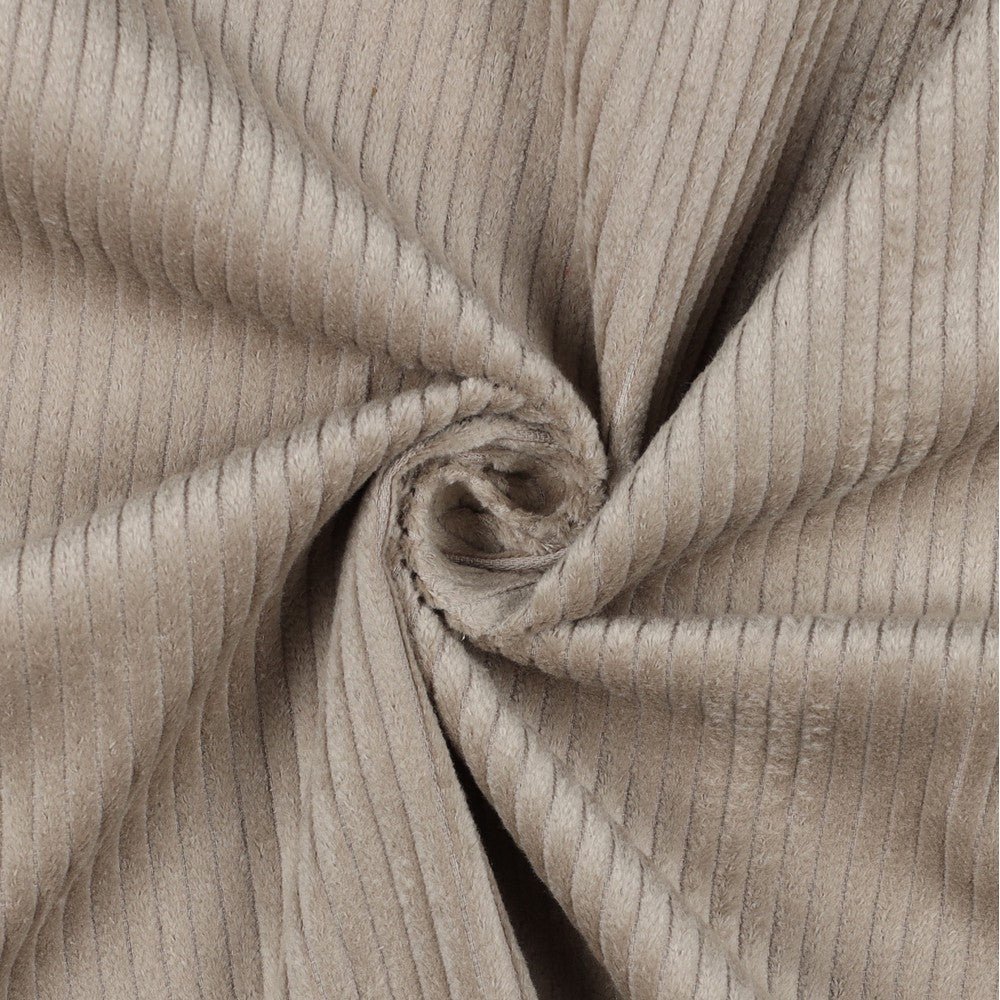 Cotton velvet beige 280 g/m²