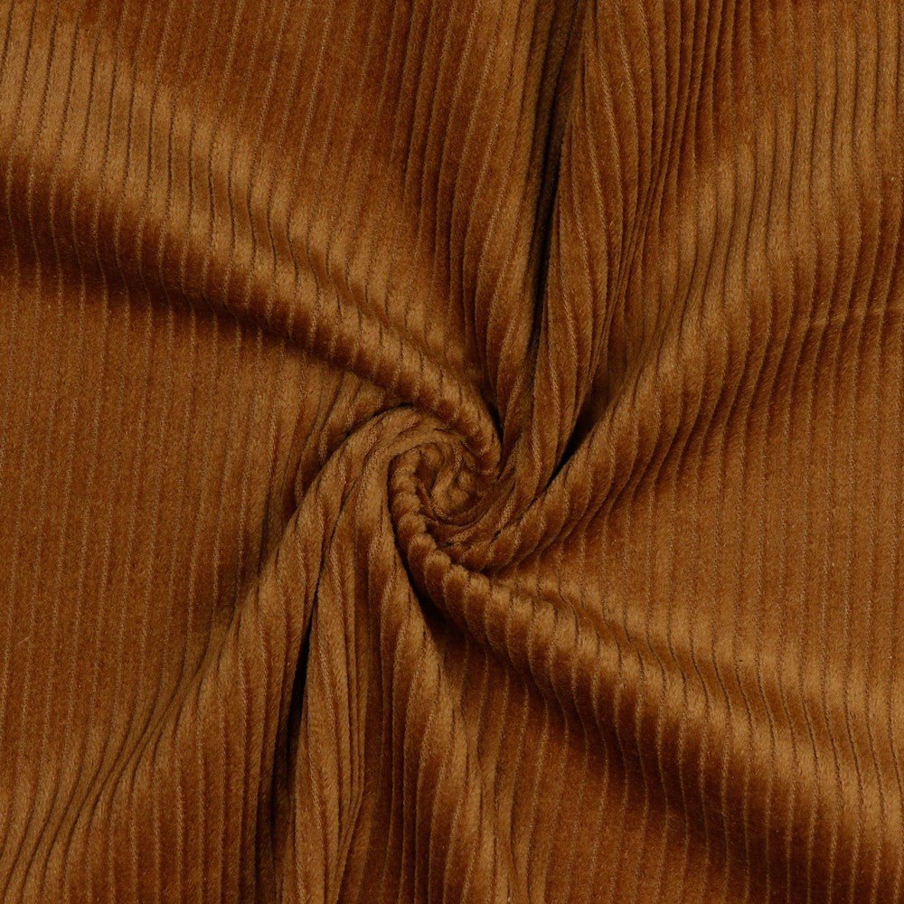 Cotton corduroy-cognac 280 g/m²