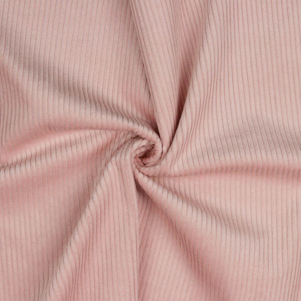 Cotton corduroy-soft pink 280 g/m²