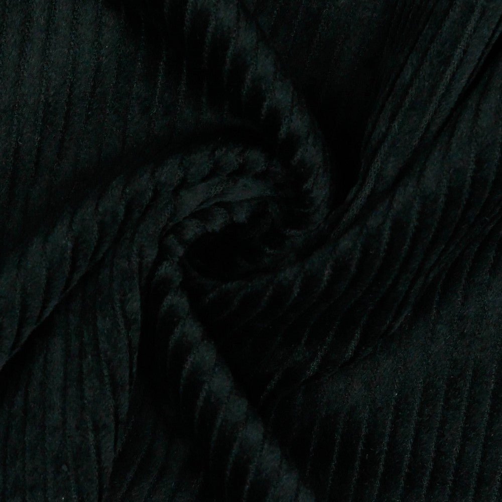 Black cotton velvet 280 g/m²