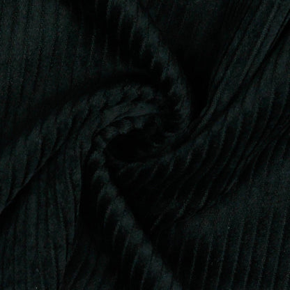Black cotton velvet 280 g/m²