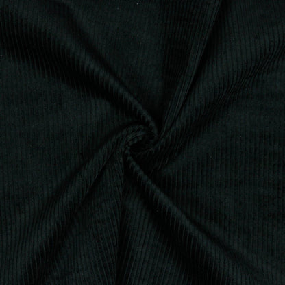 Black cotton velvet 280 g/m²