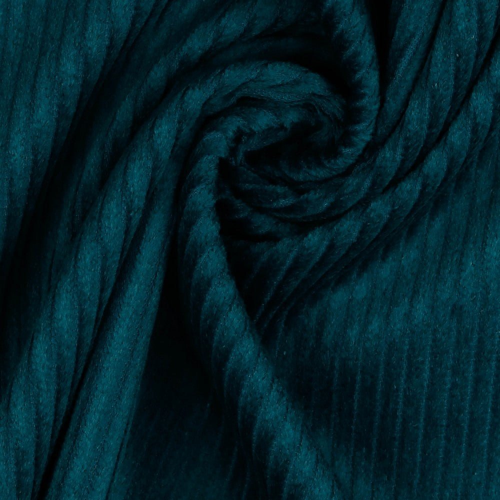 Cotton corduroy - petrol 280 g/m²