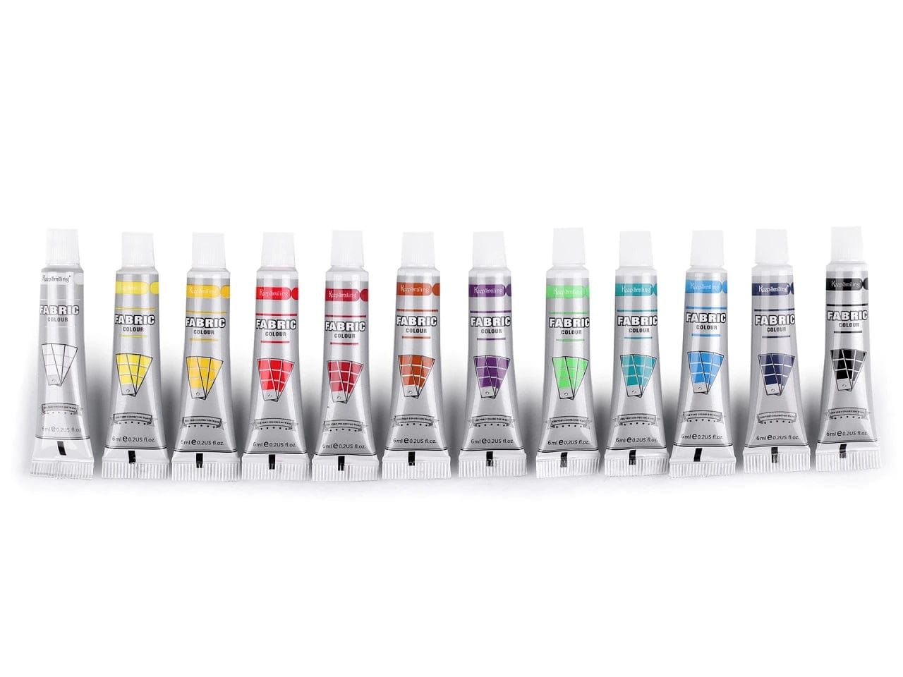 Colors for fabrics, textiles-12 pcs.
